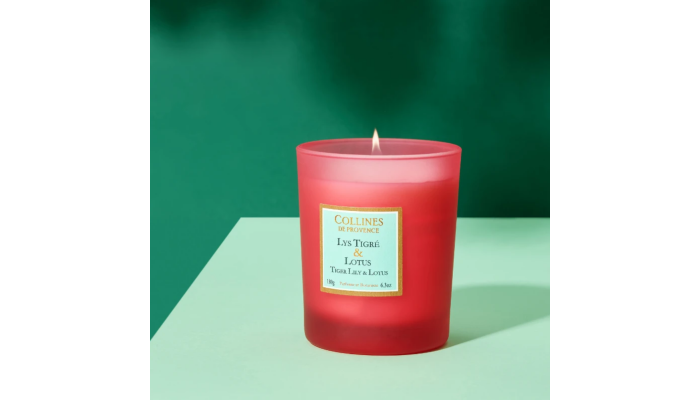 DUOS PARFUMÉS - Bougie Lys Tigré & Lotus – Élégance Florale et Aquatique
