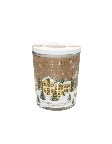 Bougie Parfumée Noël Croquant aux amandes – Collines de Provence