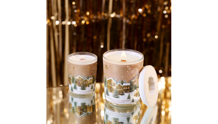 Bougie Parfumée Noël Croquant aux amandes –...