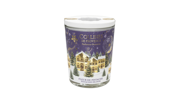 Bougie parfumée Noël Fleur de Pistache 180 g –...