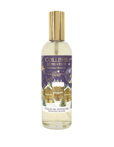 Parfum d’intérieur Noël Fleur de Pistache 100 ml – Collines de Provence