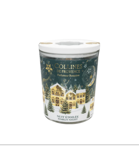 Bougie parfumée Noël Nuit Etoilée 180 g – Collines de...