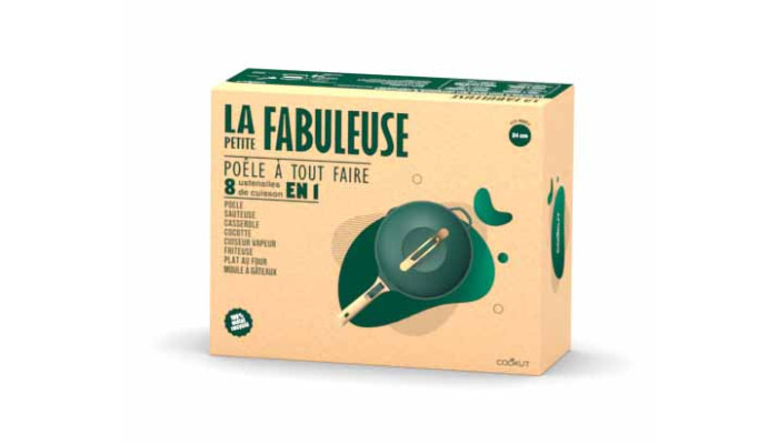 La Fabuleuse Poêle 8 en 1 – 28 cm – Vert...