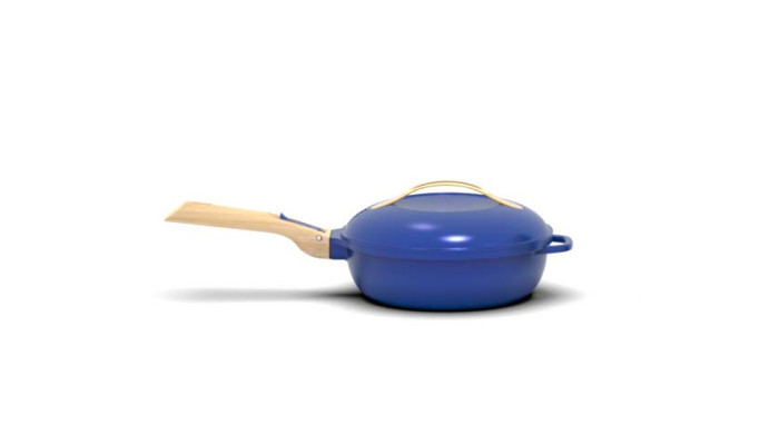 La Fabuleuse Poêle 8 en 1 – 28 cm – Bleu Saphir...