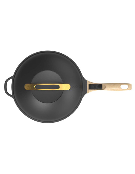 La Fabuleuse Poêle 8 en 1 – 28 cm – Noir Météore – Cookut – Ustensile Multifonction Tous Feux & Four