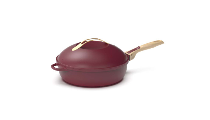 La Fabuleuse Poêle 8 en 1 – 28 cm – Rouge Rubis...