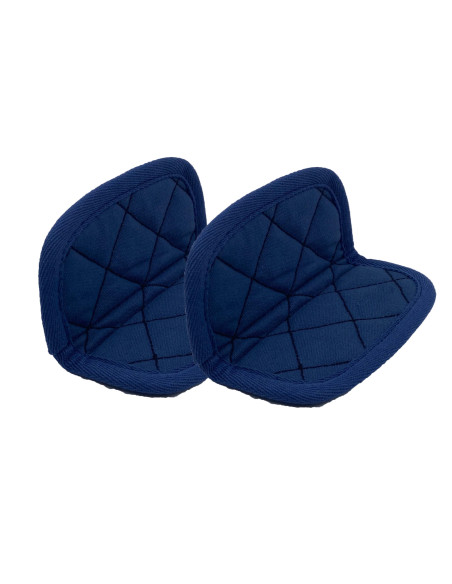 Incroyable Cocotte 28 cm Myrtille – Poignée orientale bleu/blanc + Manique – Cookut