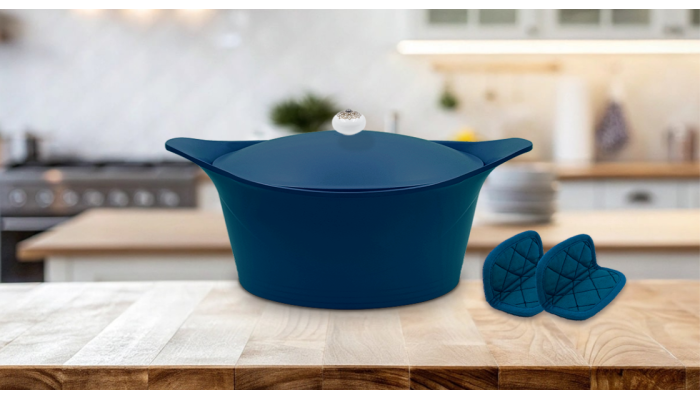 Incroyable Cocotte 28 cm Myrtille – Poignée...