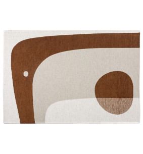 BARCA - Tapis 155×230 – Style Naturel & Graphique –...