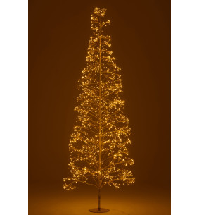 Sapin Métal Doré 300 cm – 3000 LED – Arbre Lumineux...