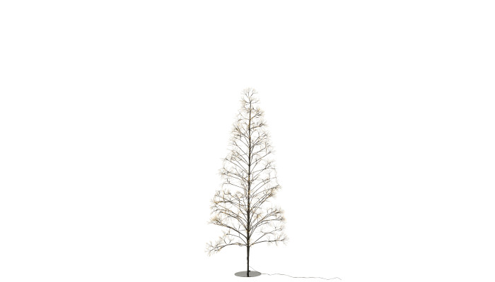 Arbre de Noël LED 210 cm – Sapin Métal Noir...