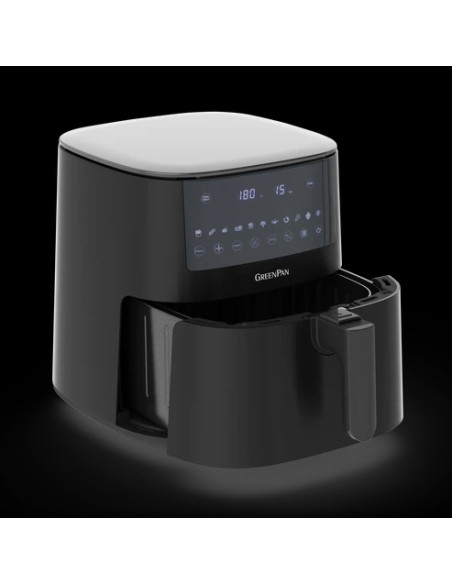 Air Fryer Bistro XXL Noir – Friteuse à air 7,2 L – Sans PFAS – 11 programmes – Cuisson saine sans huile
