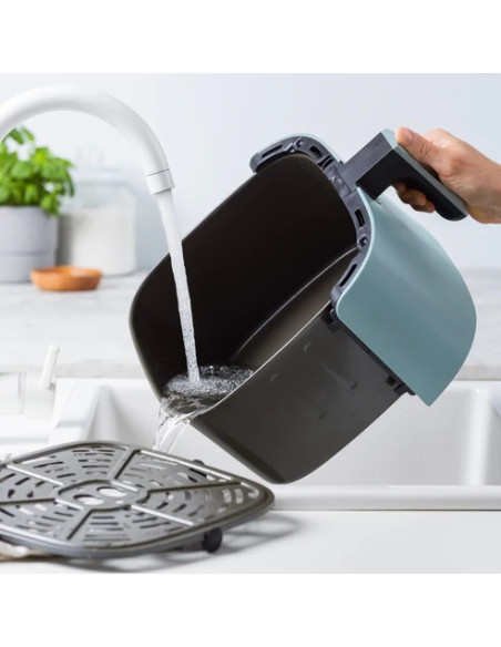 Air Fryer Bistro XXL Smokey Blue – 7,2 L – Sans huile – Revêtement céramique sans PFAS – 11 préréglages