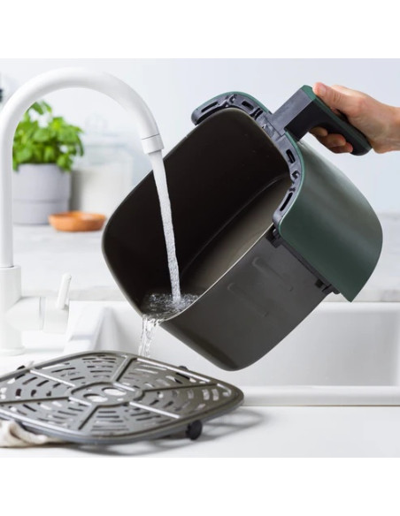 Air Fryer Bistro XXL Pine Green – Friteuse à air 7,2 L sans huile – Céramique antiadhésive sans PFAS – 11 programmes