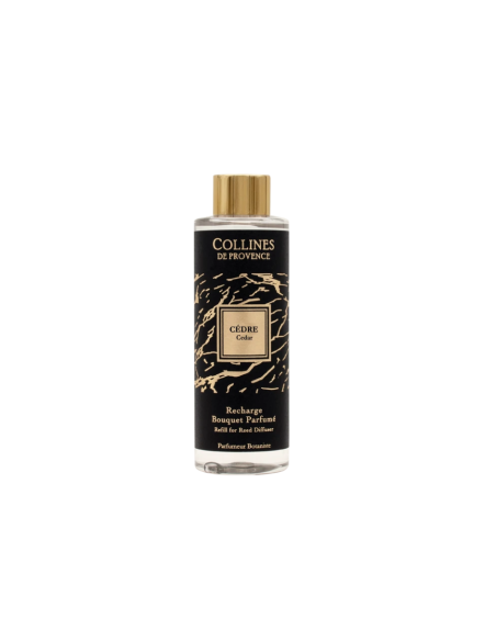 FLEURS & Ecorces- Recharge Bouquet Parfumé Cèdre 200 ml – Collines de Provence