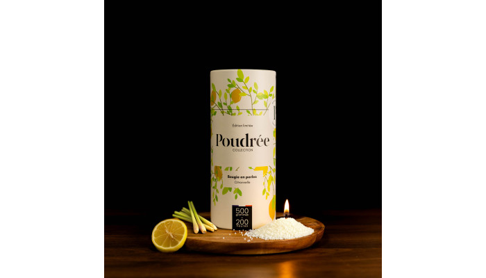 POUDRÉE PERMANENTE - CITRONNELLE - Bougie en...