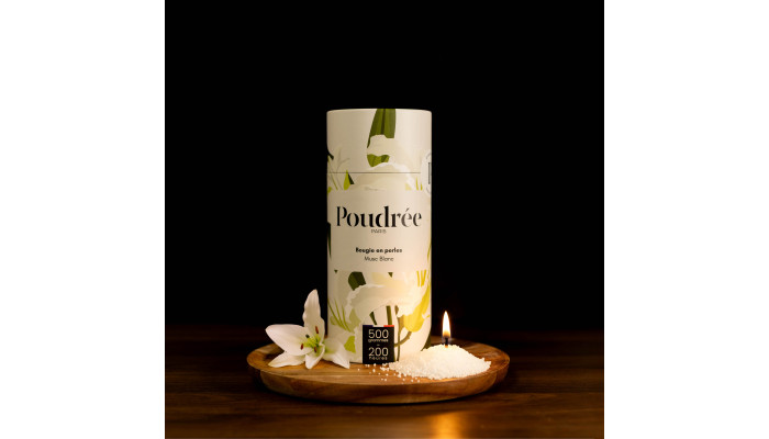 POUDRÉE PERMANENTE - MUSC BLANC - Bougie en...