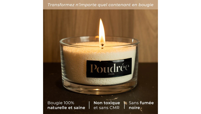 POUDRÉE PERMANENTE - MASSAGE À BALI - Bougie en...