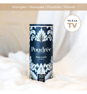 POUDRÉE HÉRITAGE - IRIS BLANC - Bougie en perles de cire...