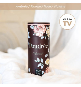 POUDRÉE HÉRITAGE - JARDIN ROUGE - Bougie en perles de...