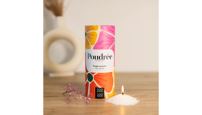 COFFRET POUDRÉE FLORA - FLEUR DES ÎLES - Bougie...