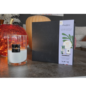 COFFRET POUDRÉE FLORA - CÈDRE MARIN - Bougie en perles +... 2