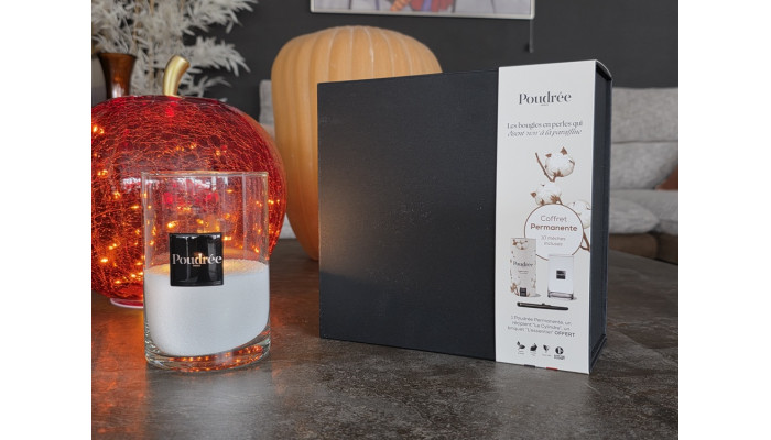 COFFRET POUDRÉE PERMANENTE - FLEUR DE COTON -...