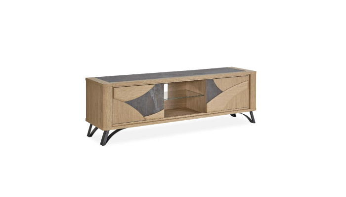 RIVIERA - Meuble TV Hifi 175 cm céramique...