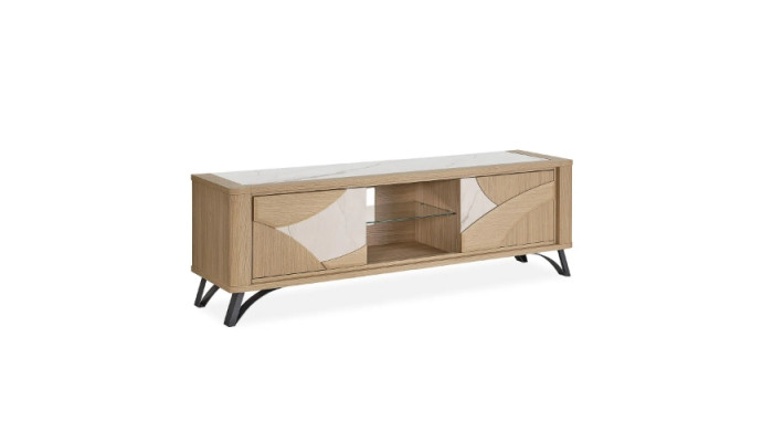 RIVIERA - Meuble TV Hifi 175 cm céramique...