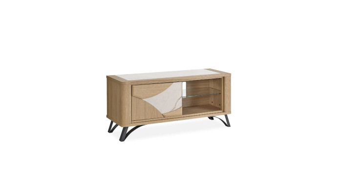 RIVIERA - Meuble TV Hifi 120 cm céramique...
