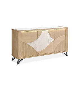RIVIERA - Enfilade 3 portes 175 cm céramique Dekton® et... 2