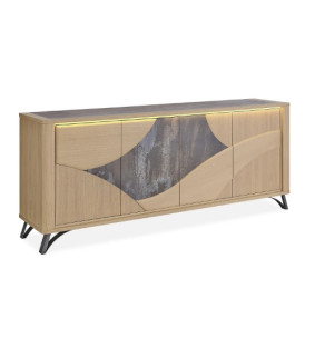 RIVIERA - Enfilade 4 portes 230 cm céramique Dekton® et... 2