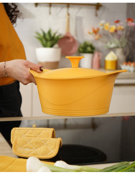 Incroyable Cocotte COOKUT 24 cm Mangue Édition Limitée – 4,5L | Sans PFAS, tous feux