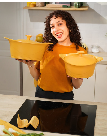 Incroyable Cocotte COOKUT 24 cm Mangue Édition Limitée – 4,5L | Sans PFAS, tous feux
