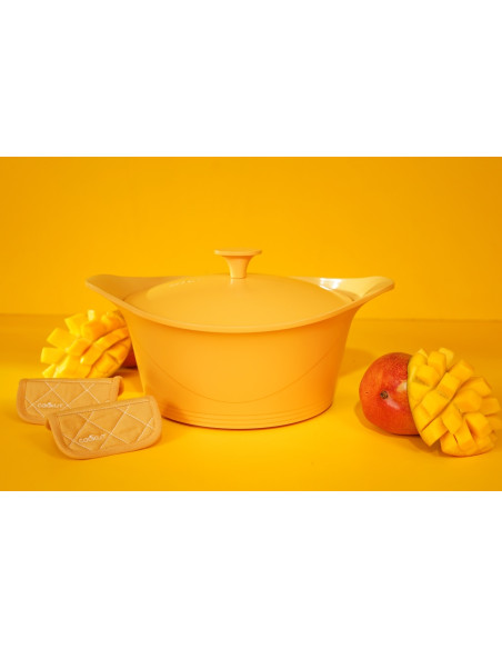 Incroyable Cocotte COOKUT 24 cm Mangue Édition Limitée – 4,5L | Sans PFAS, tous feux