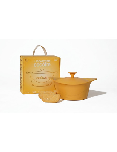 Incroyable Cocotte COOKUT 24 cm Mangue Édition Limitée – 4,5L | Sans PFAS, tous feux
