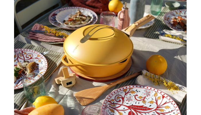 La Fabuleuse Poêle 8 en 1 – 24 cm – Mangue...