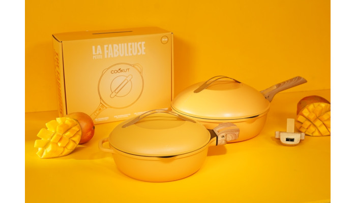 La Fabuleuse Poêle 8 en 1 – 24 cm – Mangue...
