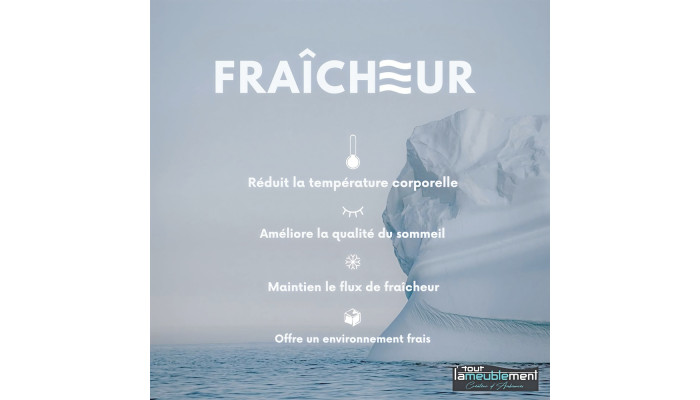 OREILLER FRAÎCHEUR – Le confort rafraîchissant...