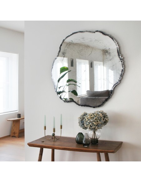 Miroir souche d'arbre
