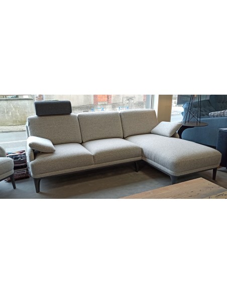 LOUISE - Canapé avec chaise longue et fauteuil