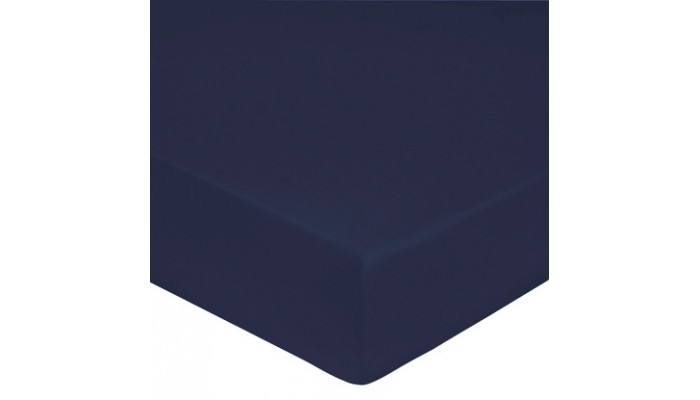 Drap housse UNI navy