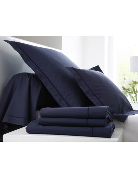 Drap housse UNI navy