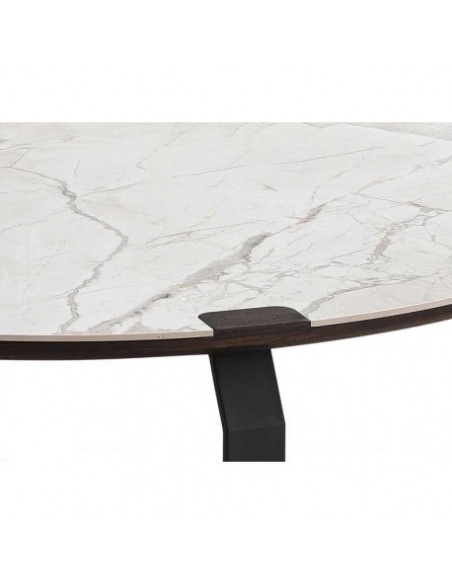 NORA - Table basse ronde céramique