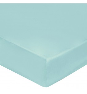 Drap housse UNI aqua 2