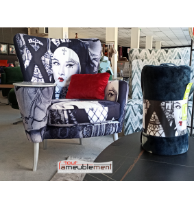 CHRISTIE - Fauteuil avec tablette 2