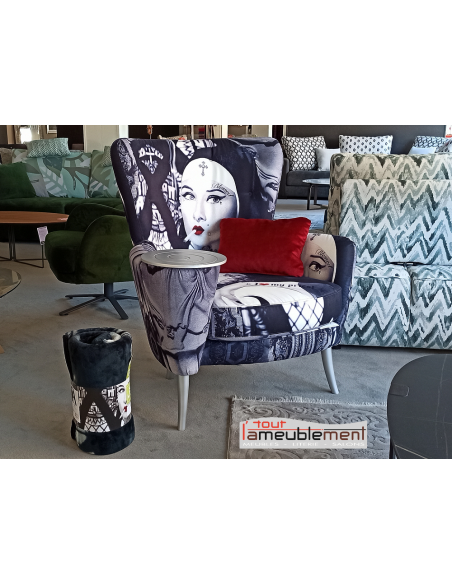 CHRISTIE - Fauteuil avec tablette