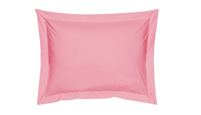 Taie d'oreiller UNI blush