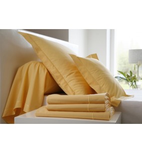 Drap housse UNI curry