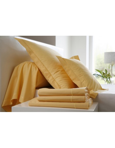 Drap housse UNI curry